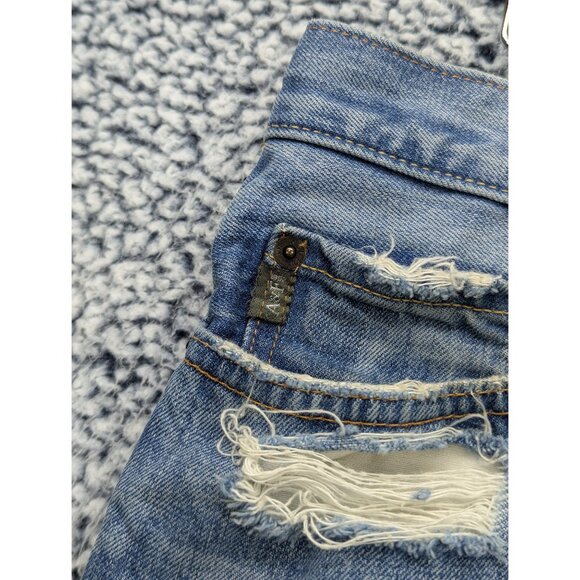 Abercrombie & Fitch The AF Skinny Jeans Mens 32X32 Distressed Preppy Y2K Blue - Picture 5 of 16